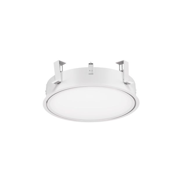 Nova Luce Perfect Profile Trimless - spot encastré - Ø 440 mm, 420 mm encastré - 24W LED dimmable inclus - 3000K - blanc