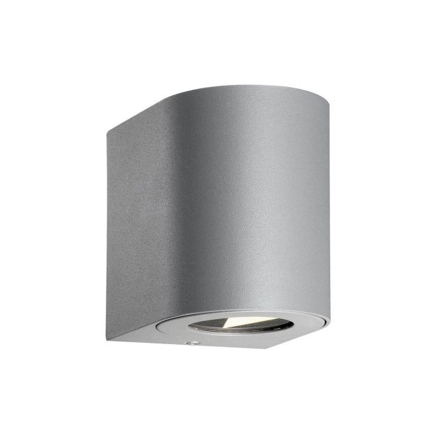 Nordlux Canto 2 - applique murale extérieure - 8,7 x 10,4 cm - 2 x 6W LED inclus - IP44 - gris