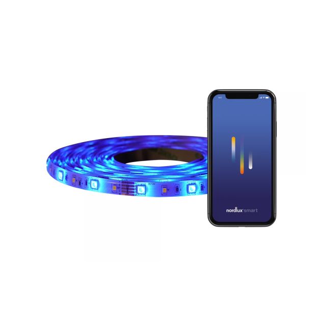Bande LED Nordlux Smart - 300 cm - fonction de variation via application - 2W LED par mètre - IP65 - RGB