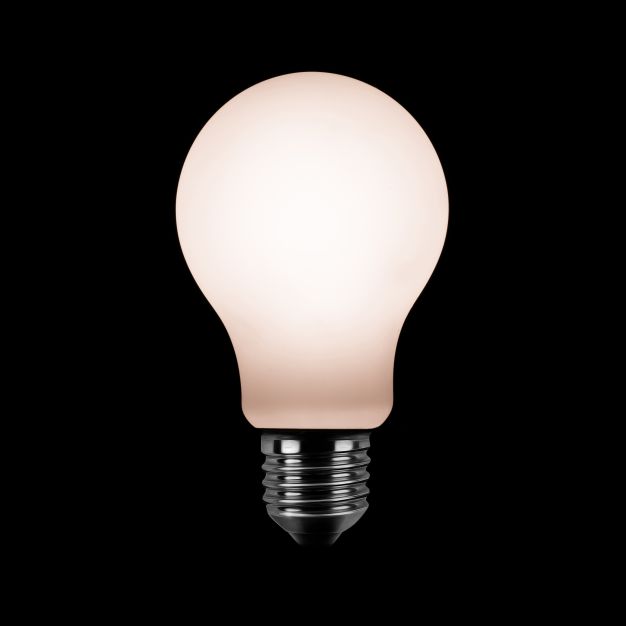 ETH Lampe LED standard - E27 - 8W dimmable - 1800K - opale