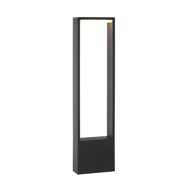 Lucide Goa - lampe de jardin - 15 x 6 x 60 cm - 6,5W LED inclus - IP54 - anthracite