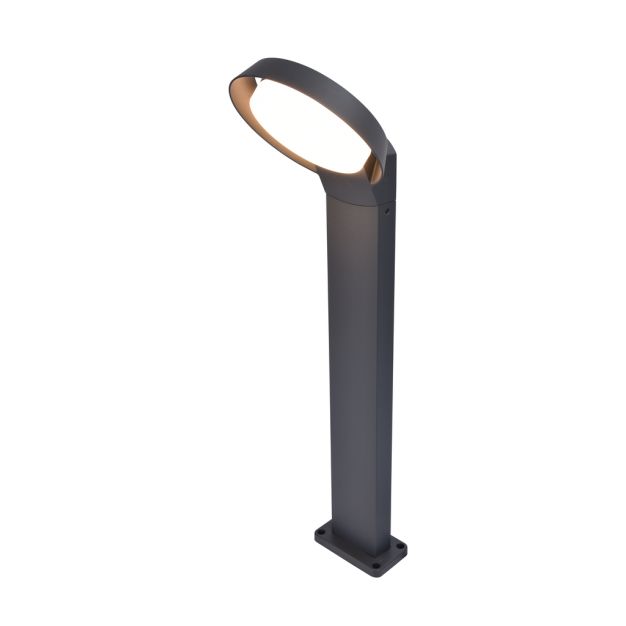 Lutec Polo - lampe de jardin - 18 x 16,2 x 65 cm - 15W LED inclus - IP54 - anthracite