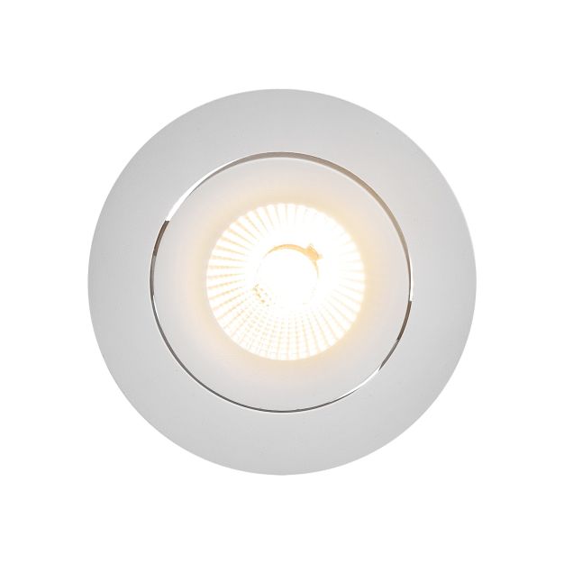 Nordlux Aliki - spot encastré - Ø 96 mm, Ø 83 mm encastré - 8W LED dimmable inclus - IP44 - blanc