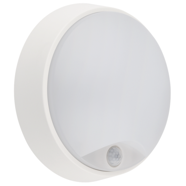 Century Italia Forma - plafonnier et applique murale - Ø 21,4 x 8 cm - 14W LED inclus - avec détecteur de mouvement - couleur de lumière réglable - IP54 - blanc