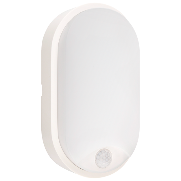 Century Italia Forma - plafonnier et applique murale - 12 x 6,3 x 21,2 cm - 14W LED inclus - avec détecteur de mouvement - couleur de lumière réglable - IP54 - blanc