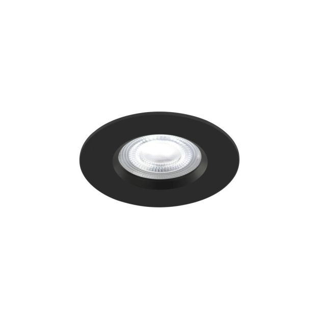 Nordlux Smart Don - spot encastré - éclairage intelligent - Ø 85 mm, Ø 72 mm encastré - 4,7W LED inclus - IP65 - noir