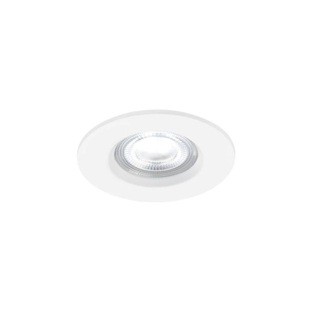 Nordlux Smart Don - spot encastré - éclairage intelligent - Ø 85 mm, Ø 72 mm encastré - 4,7W LED inclus - IP65 - blanc