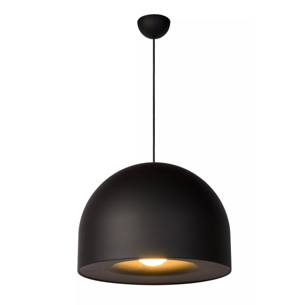 Lucide Akron - lampe suspendue - Ø 50 x 240 cm - noir