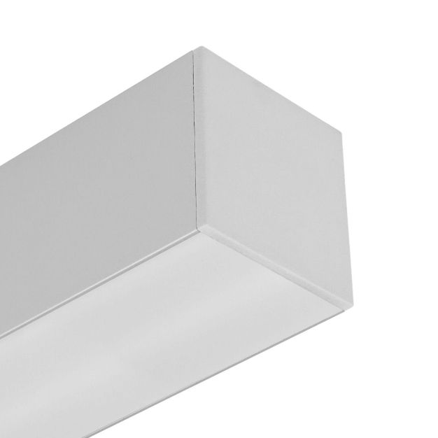 Roi Du Luminaire Line - plafonnier - profilé 5,3 x 5,3 cm - 28,8W LED par mètre - alu