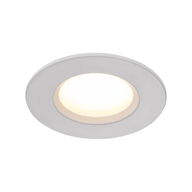 Nordlux Dorado - spot encastré - Ø 85 mm, Ø 72 mm encastré - 5,5W LED dimmable inclus - IP65 - blanc