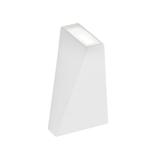 Nova Luce Miley - applique murale - 7,4 x 7,4 x 13,6 cm - 6W LED inclus - IP54 - blanc sable