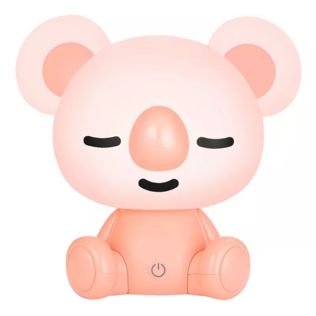 Zuma Line Animals Koala - lampe de table - 26 x 26 cm - 3W dimmable LED inclus - pink