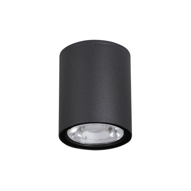 Nova Luce Ceci - plafonnier d'extérieur - Ø 9 x 11 cm - 6W LED inclus - IP65 - noir
