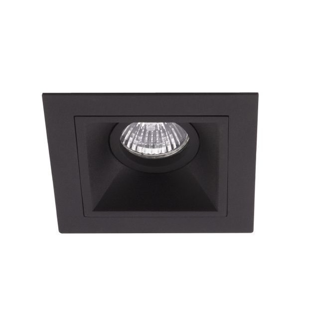 Maxlight Hit - spot encastré 1L - 115 x 115 mm, 95 x 95 mm format encastré - noir