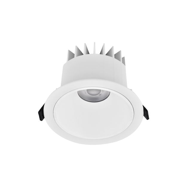 Nova Luce Brady - spot encastré - Ø 14 x 9 cm - Ø 130 mm encastré - 20W LED inclus - IP67- blanc