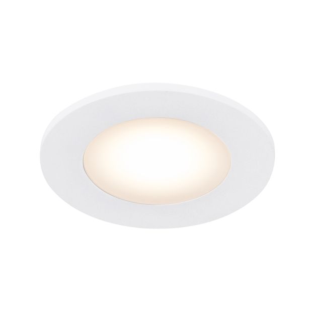 Nordlux Leonis - set de 3 - Ø 85 mm, Ø 68 mm encastrable - 4,5W LED inclus - IP65 - blanc