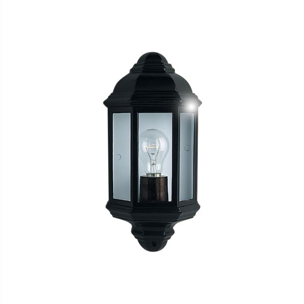 Searchlight Bath - applique d'extérieur - 17 x 36 cm - IP44 - noir