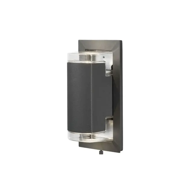 Konstsmide Potenza - applique murale d'extérieur - 11,5 x 10 x 22,5 cm - IP54 - anthracite