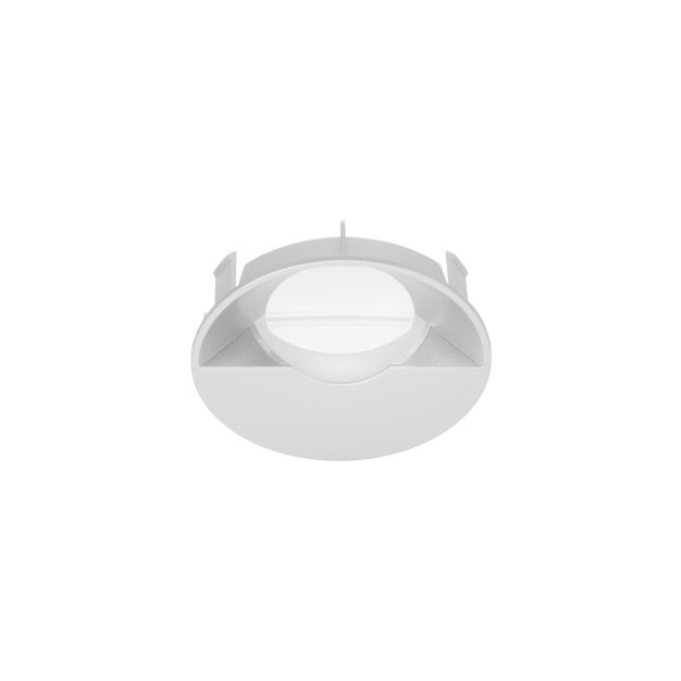 Nova Luce Wall Washer - cache pour spot encastré avec anti-éblouissement - argent mat