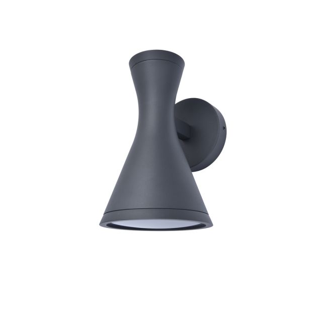 Lutec Brund - applique d'extérieur - 14,3 x 16,1 x 21,8 cm - IP44 - noir