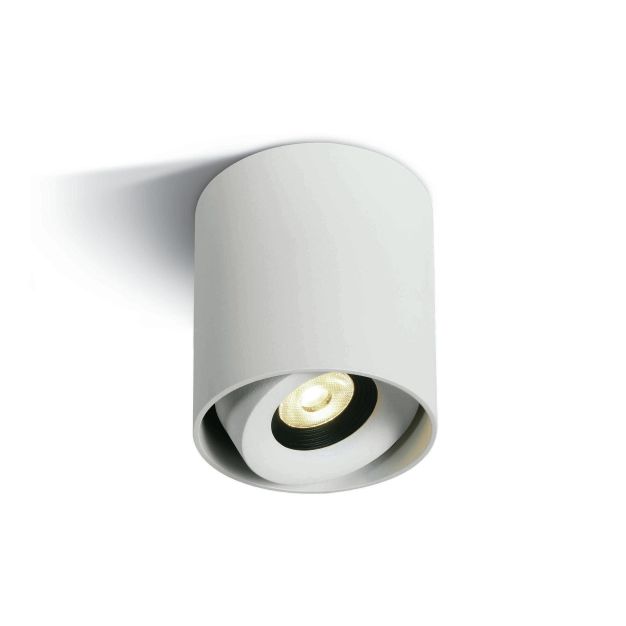 ONE Light Adjustable COB Cylinders - spot en saillie 1L - Ø 8 x 10 cm - 8W LED dimmable inclus - blanc