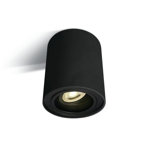 ONE Light GU10 Adjustable Cylinders - spot en saillie 1L - Ø 9,6 x 12,5 cm - noir