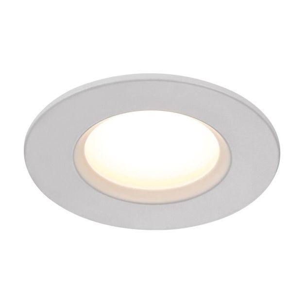 Nordlux Smart Dorado - spot encastré - éclairage intelligent - Ø 85 mm, Ø 72 mm encastré - 4,7W LED inclus - IP65 - blanc