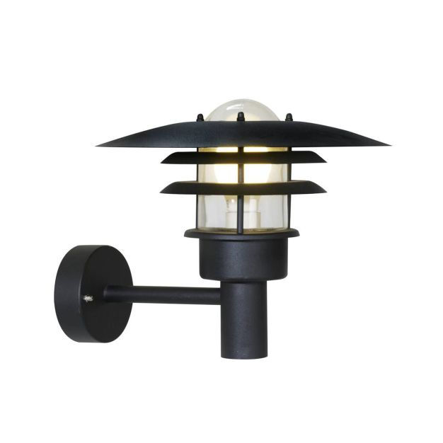Nordlux Lønstrup - applique d'extérieur - 32 x 28,5 cm - IP44 - noir