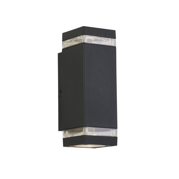 Searchlight Austin - applique d'extérieur - 8 x 24 cm - IP44 - gris