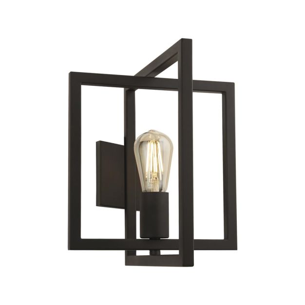 Searchlight Plaza - applique - 25 x 30 cm - noir mat