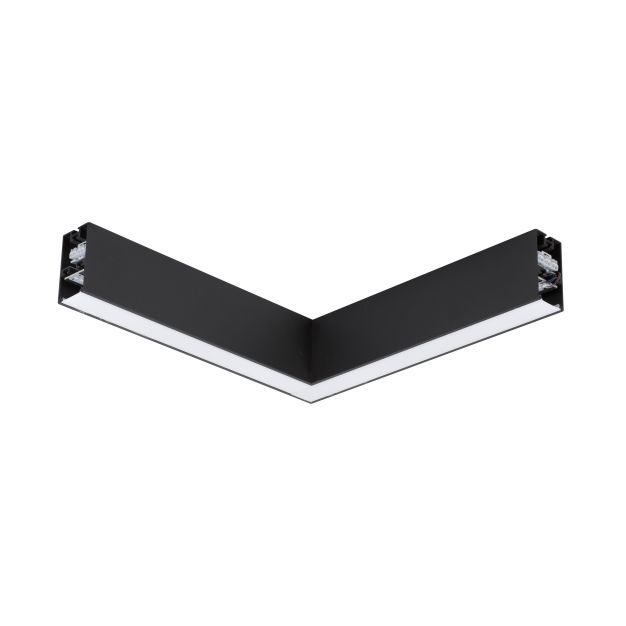 Nova Luce Dido - profilé d'éclairage linéaire - 34,5 x 3,8 x 7 cm - 20W LED inclus - noir - couleur de lumière blanche