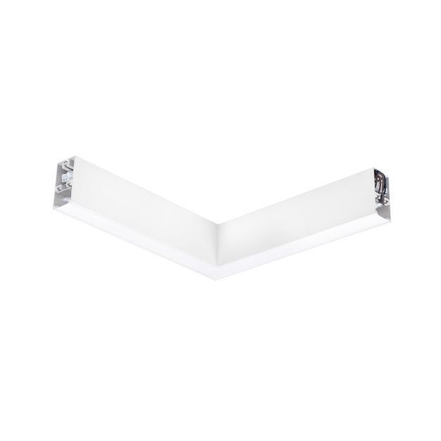 Nova Luce Dido - profilé lumineux linéaire - 34,5 x 3,8 x 7 cm - 20W LED inclus - blanc - couleur de lumière blanche