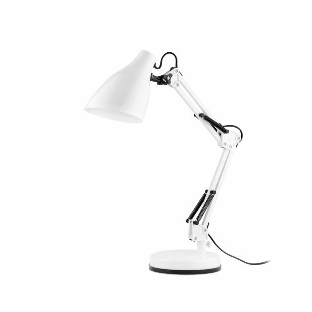 Faro Gru - lampe de bureau - 33 x 15,7 x 50 cm - blanc mat