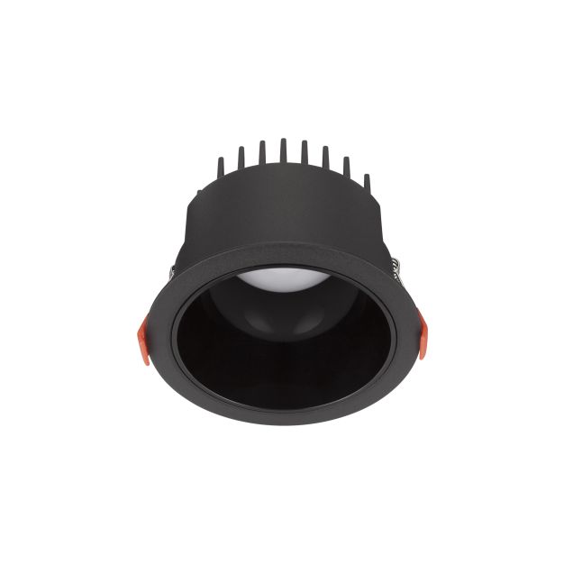 Nova Luce Luela - spot encastré - Ø 11,5 cm - taille encastrée Ø 10,5cm - 20W LED inclus - noir