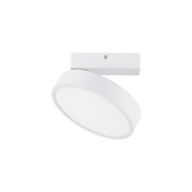 Nova Luce Perfect Profile - plafonnier télécommandé (incl.) - Ø 20 x 9,5 cm - 20W LED dimmable inclus - 2700K-6000K - blanc