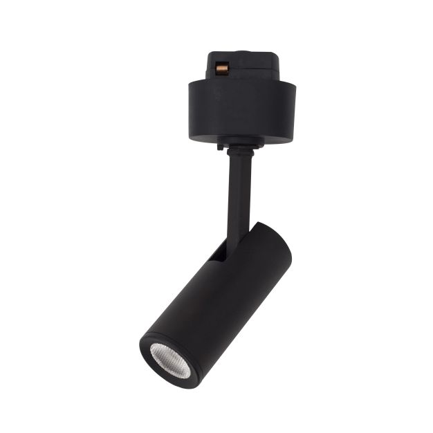 Nova Luce Nap - spot pour système de profilés magnétiques - Ø 3 x 16 cm - 5W LED inclus - noir - couleur de lumière blanc chaud