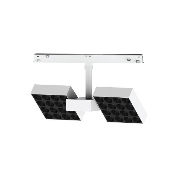 VK Lighting Eiva - système de rail magnétique - barre de rail - 21,4 x 7,8 x 2,4 cm - 20W LED inclus - Dimmable DALI - blanc