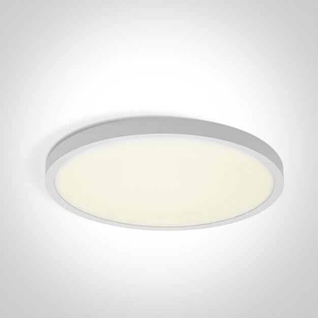 ONE Light Plafo - plafonnier - Ø 40 x 2,5 cm - 32W LED inclus - blanc