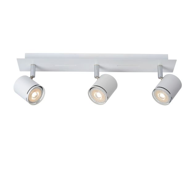Lucide Rilou - spot en saillie - 42 x 7,5 x 12 cm - 3 x 4,5W LED dimmable inclus - blanc