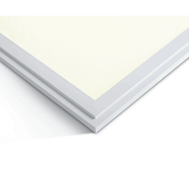 ONE Light Square UGR17 & UGR19 Office Panels - plafonnier suspendu/encastré - 62 x 62 x 2 cm - 48W LED inclus - blanc - couleur de lumière blanc chaud