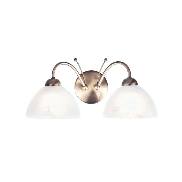 Searchlight Milanese - applique murale - 40 x 19 cm - laiton antique