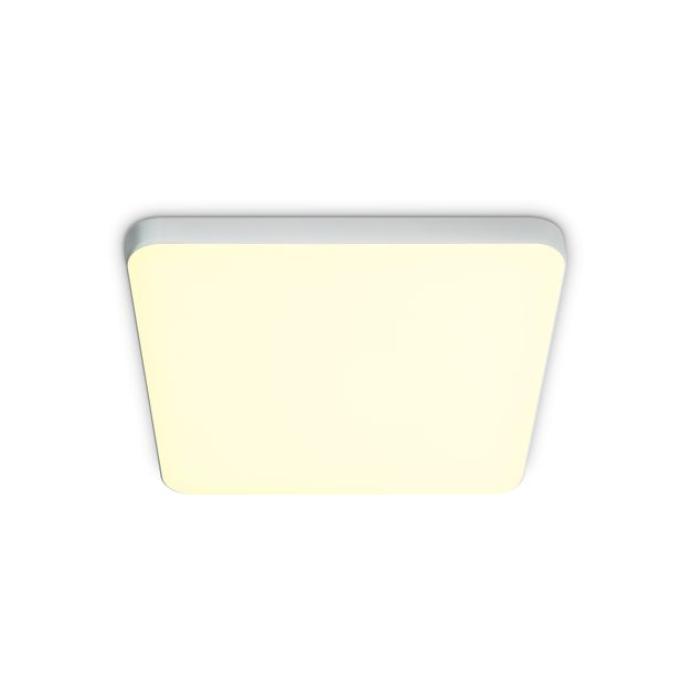 ONE Light Floating Square Panels Adjustable Cut Out Hole - plafonniers - 12 x 12 x 1 cm - 10W LED inclus - aluminium - couleur de lumière blanc chaud