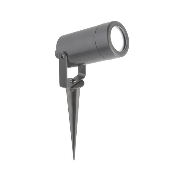 Searchlight Outdoor - spot au sol sur pointe - 32 x 25 cm - IP44 - gris