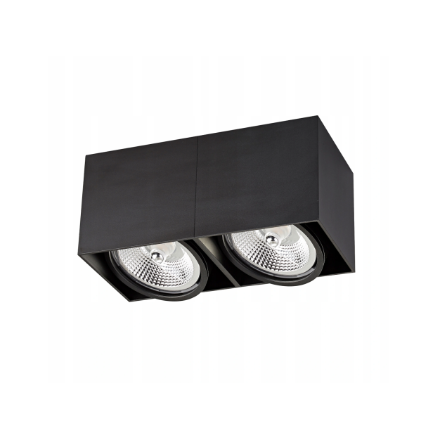 Zuma Line Box 2 Next - plafonnier - 12 x 13,5 x 26 cm - noir