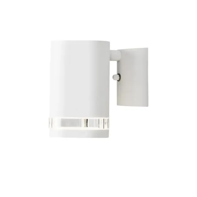 Konstsmide Modena - applique murale extérieure - 8,5 x 14,5 x 13 cm - IP44 - blanc