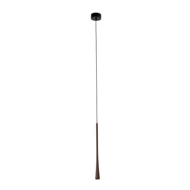 Faro Diana 400 - lampe suspendue - Ø 3,2 x 40 cm - 6W LED inclus - marron foncé