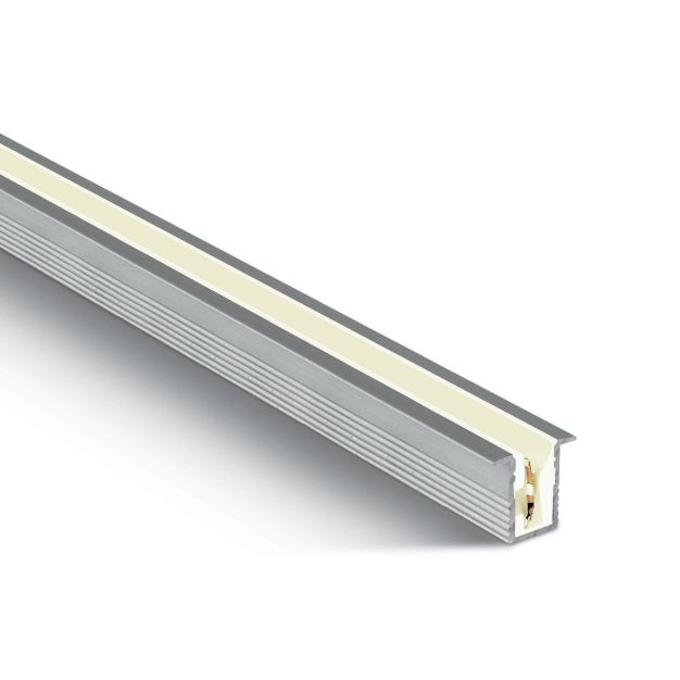 ONE Light profilé mince à encastrer - 200 cm - aluminium