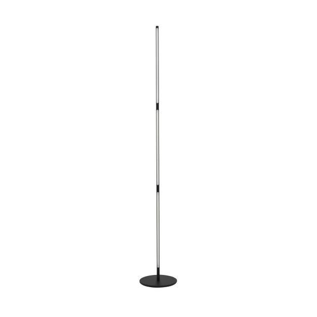 Nova Luce Handy - lampadaire - 171 cm - 25W LED inclus - noir sable