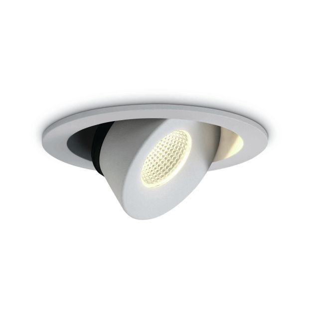 ONE Light Extractible 12W Gamme - spot à encastrer - Ø 90 mm, Ø 80 mm à encastrer - 12W LED dimmable inclus - blanc