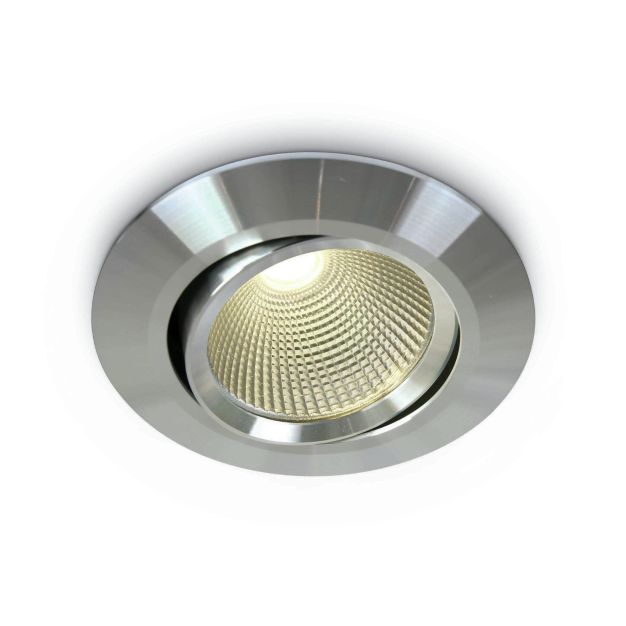 ONE Light 12W COB Range - spot encastré - Ø 85 mm, Ø 78 mm encastré - 12W LED dimmable inclus - aluminium